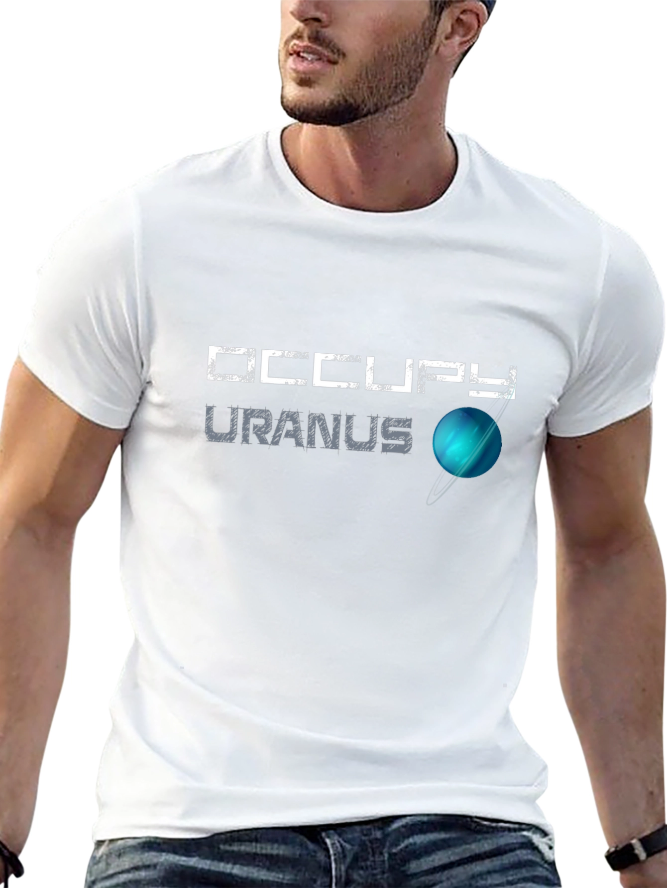 Occupy Uranus Black T-Shirt