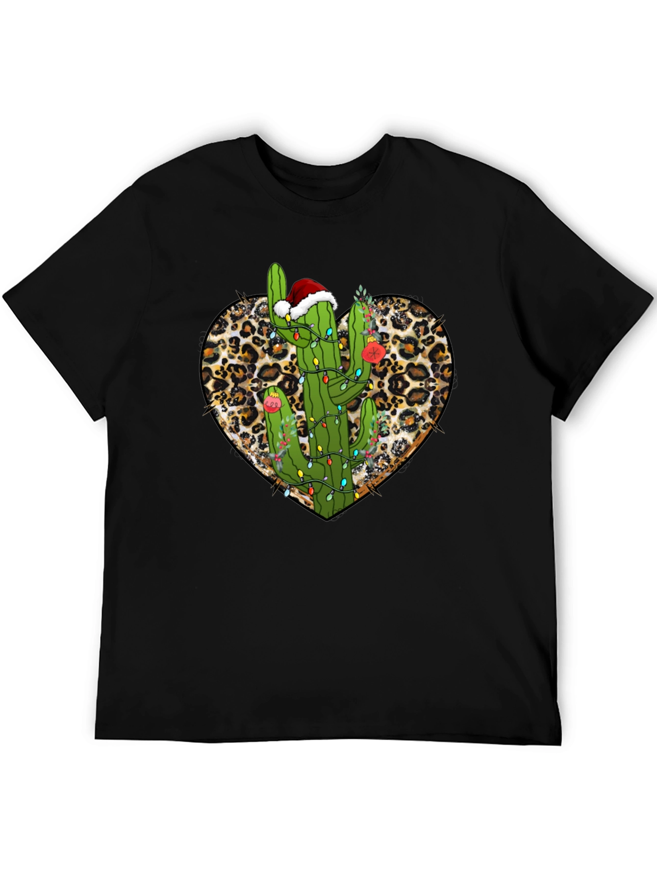 Cactus Christmas Heart Tee
