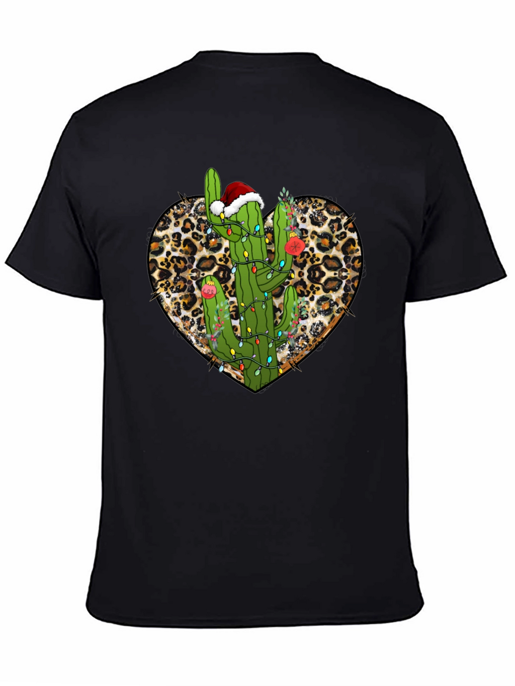 Cactus Christmas Heart Tee