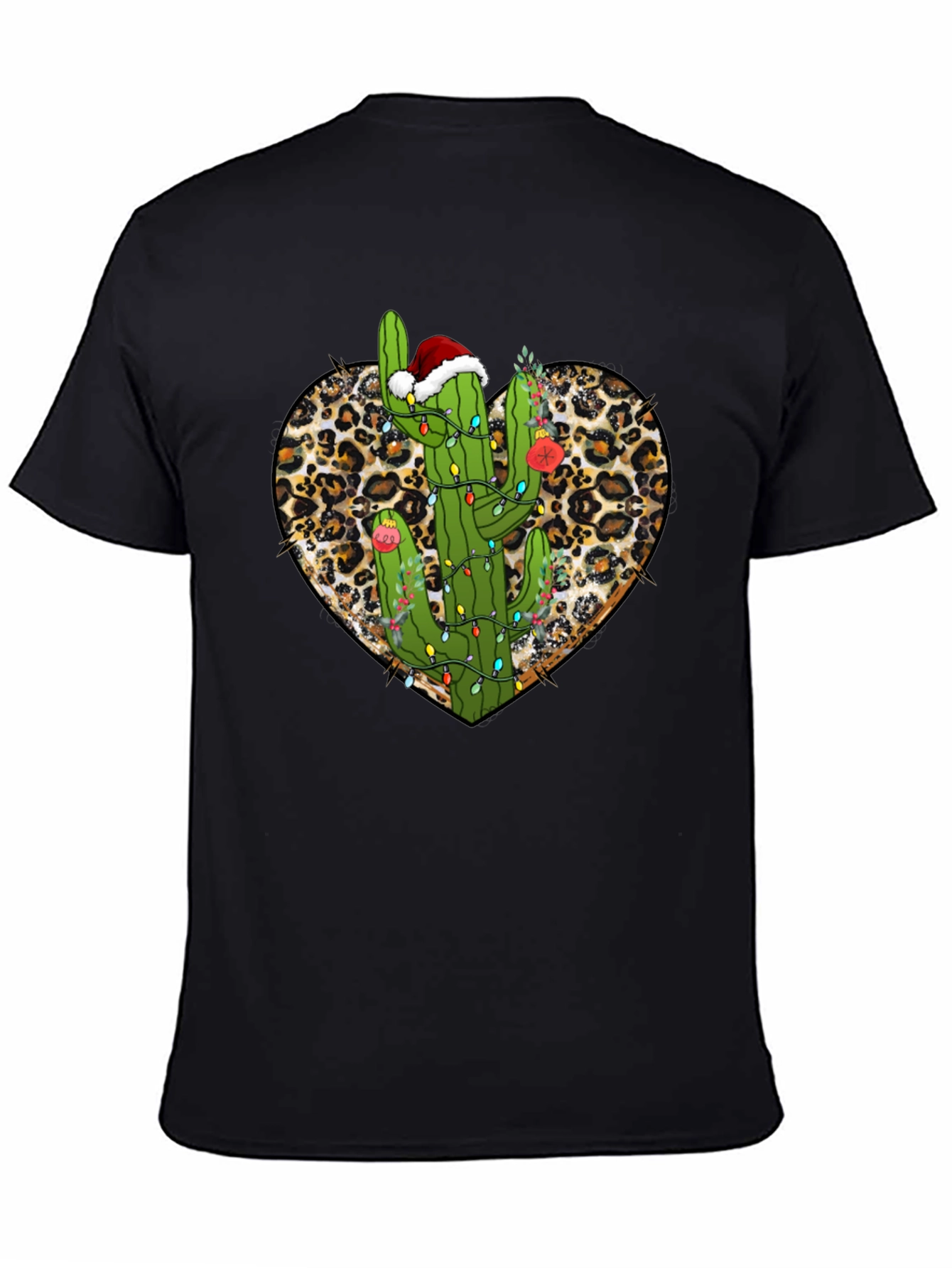 Cactus Christmas Heart Tee