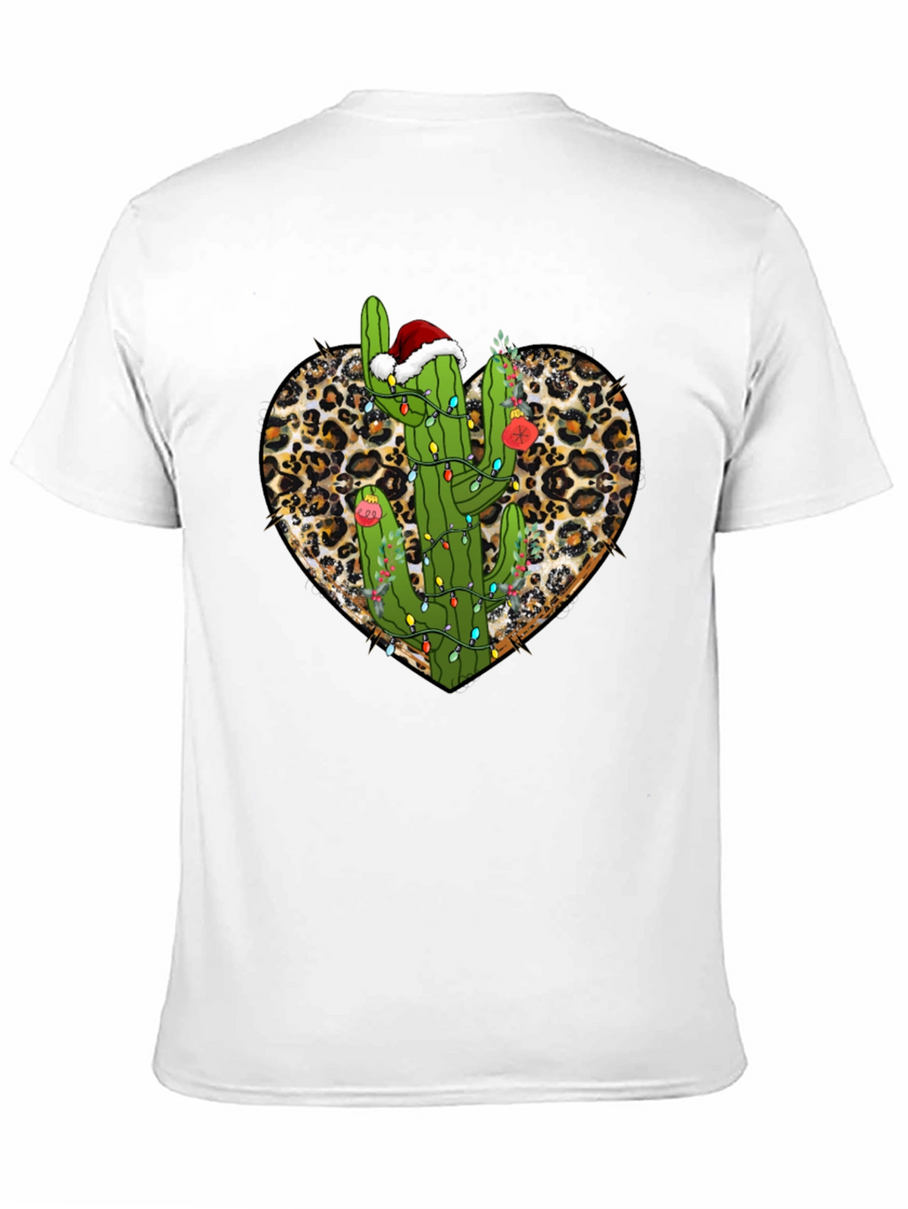 Cactus Christmas Heart Tee