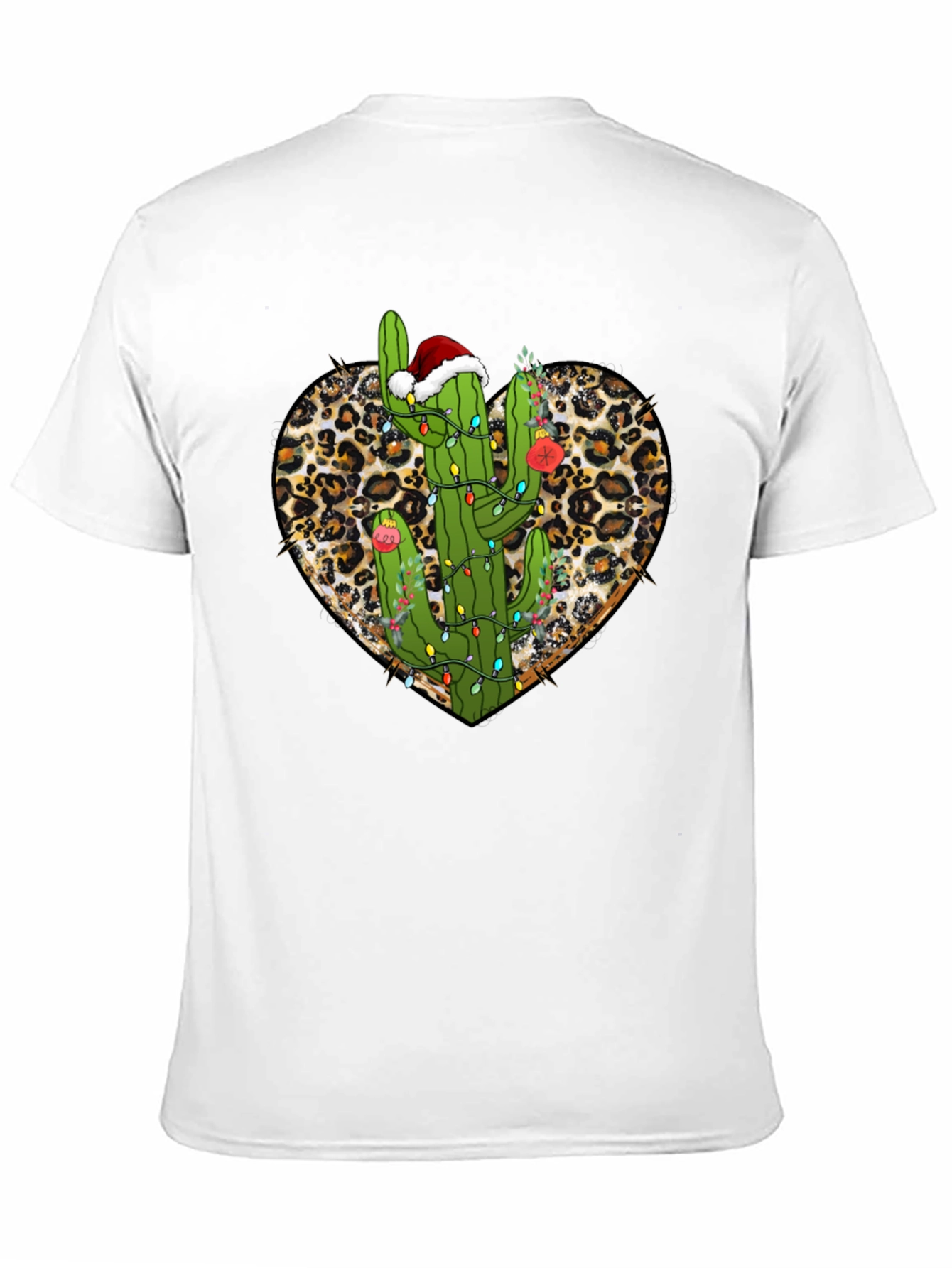 Cactus Christmas Heart Tee
