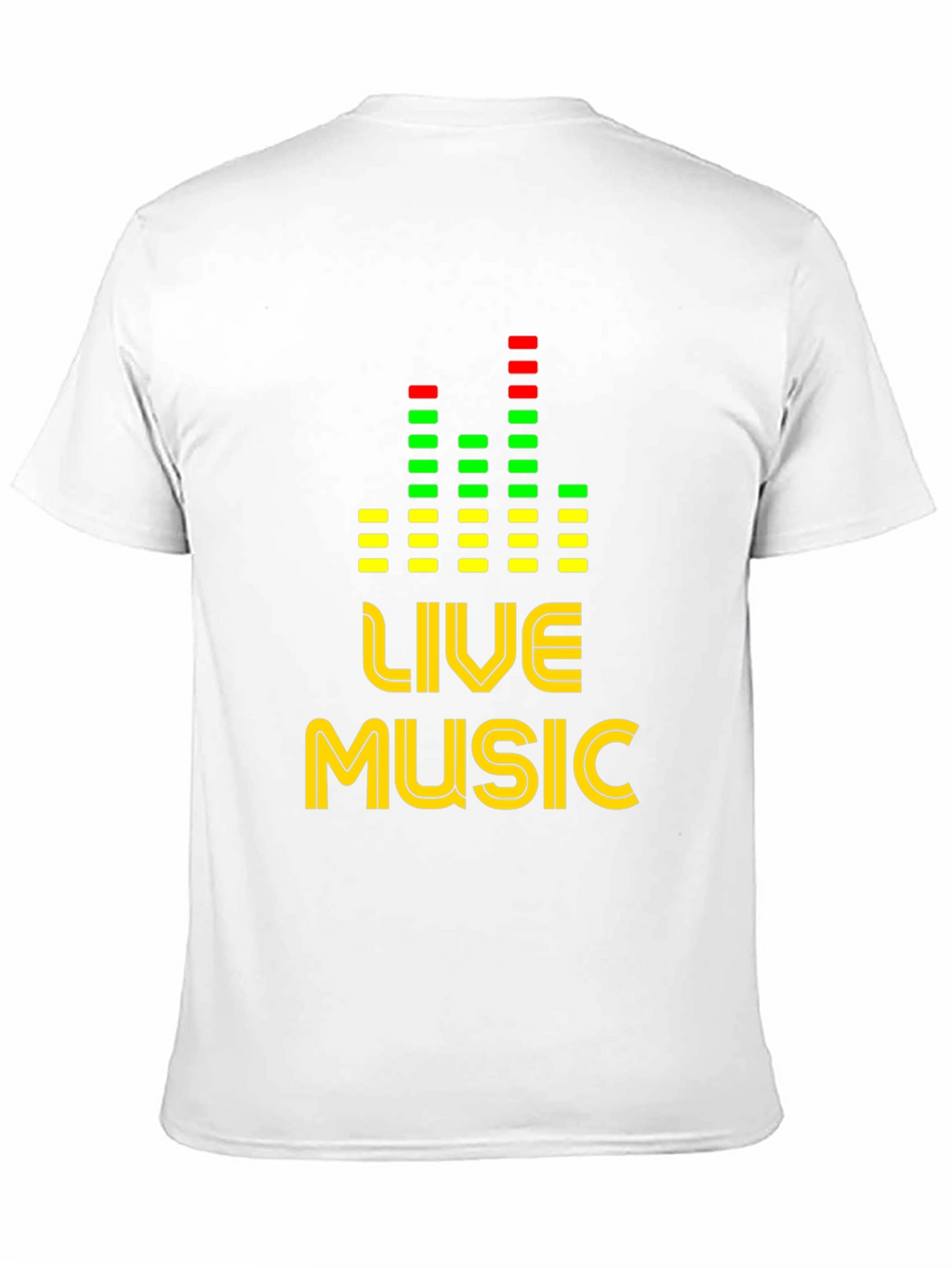 Live Music Graphic Tee - Black Cotton T-Shirt