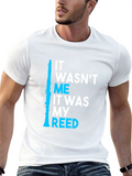It Wasnt Me It Was My Reed Clarinet T-Shirt