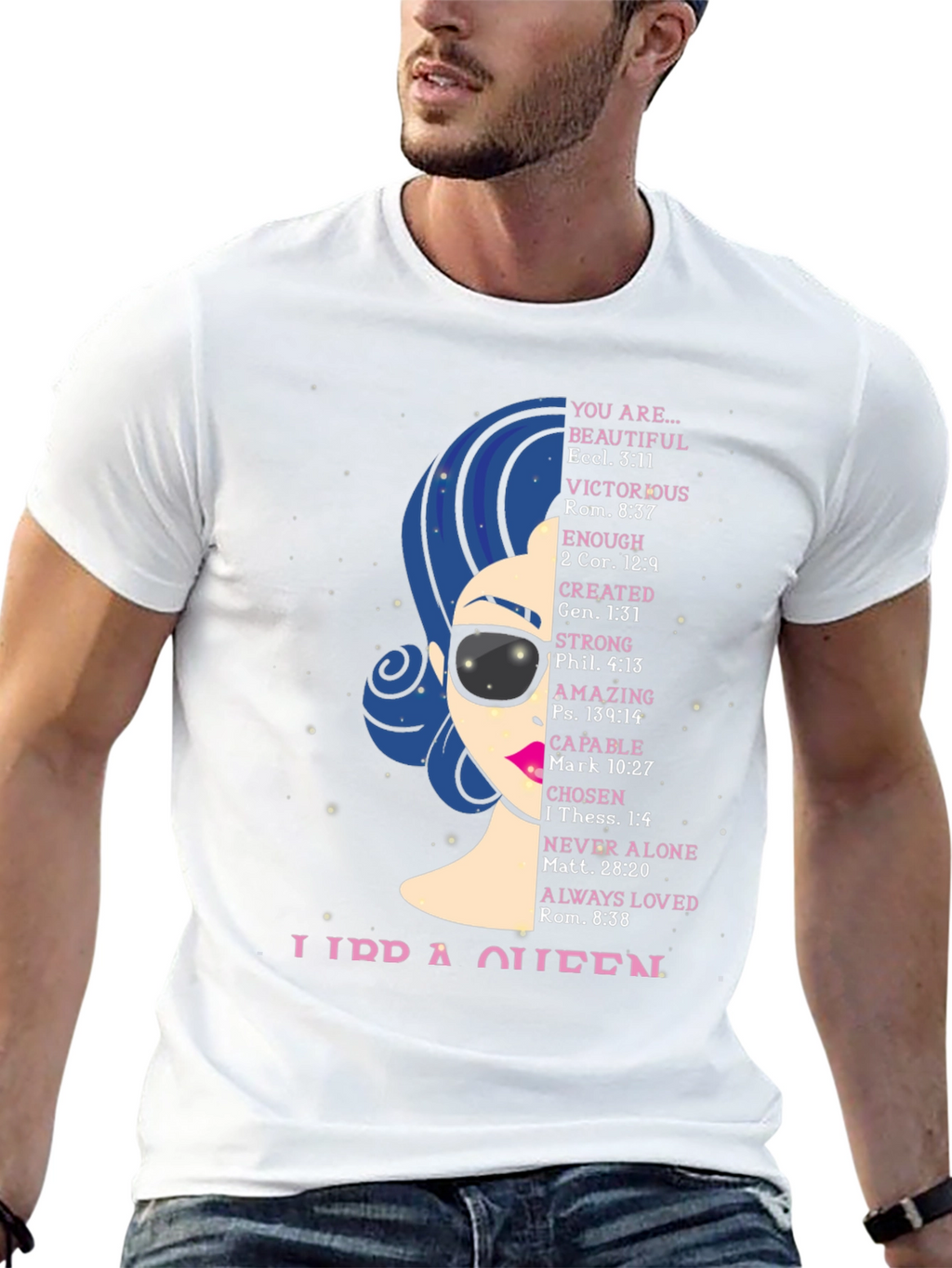 Libra Queen Graphic T-Shirt - Zodiac Birthday Gift