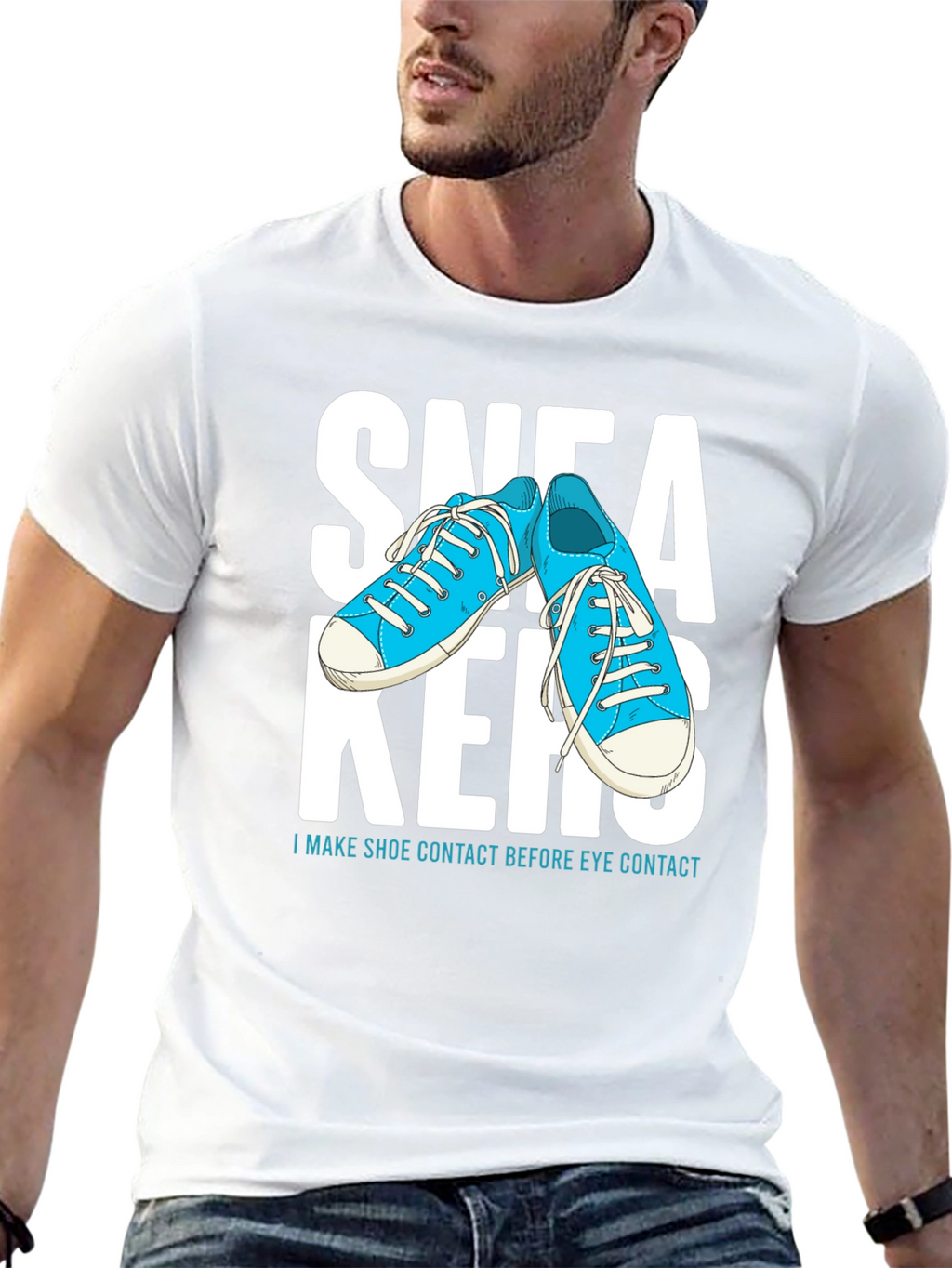 Sneakers Graphic Tee - Shoe Contact First!