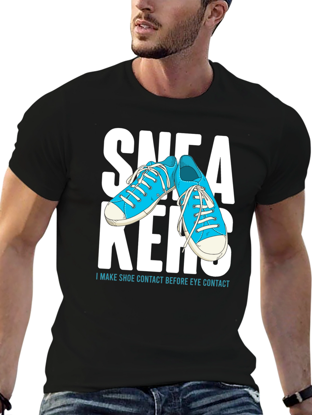 Sneakers Graphic Tee - Shoe Contact First!