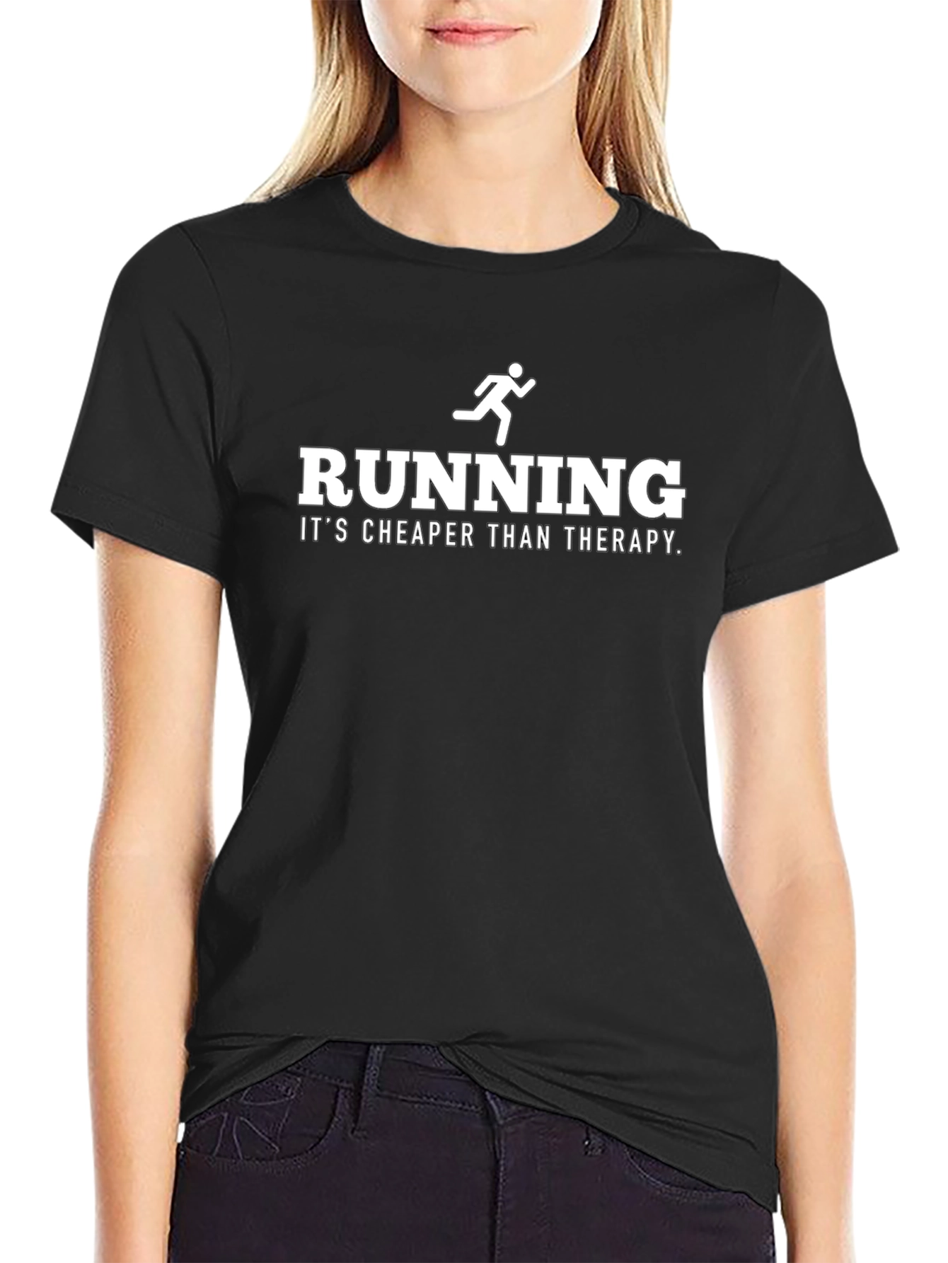 Running Cheaper Than Therapy Graphic T-Shirt
