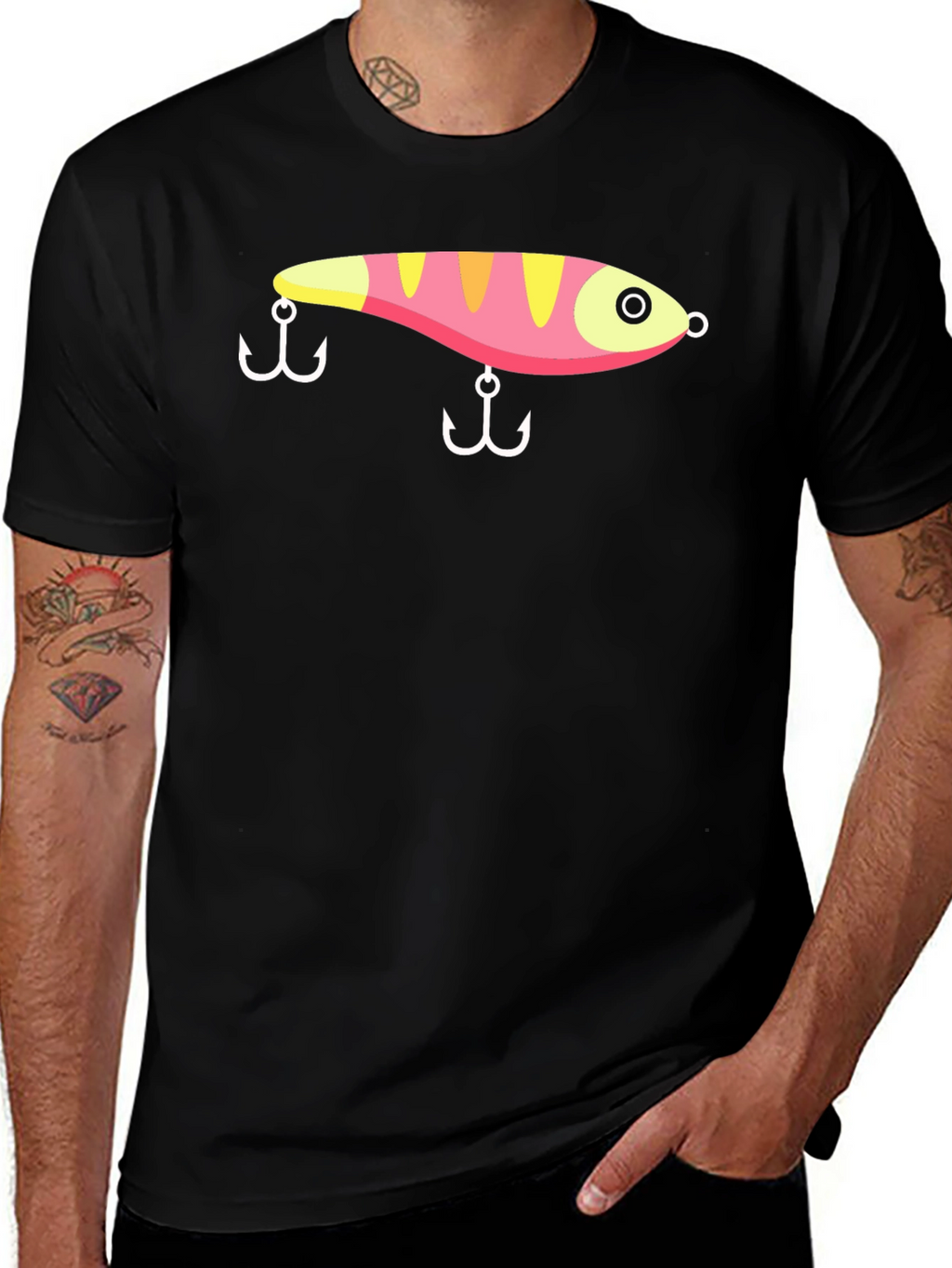 Fishing Lure Graphic T-Shirt