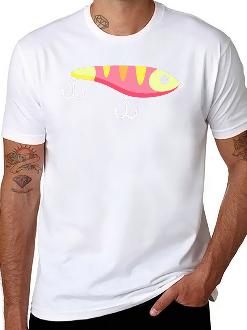Fishing Lure Graphic T-Shirt