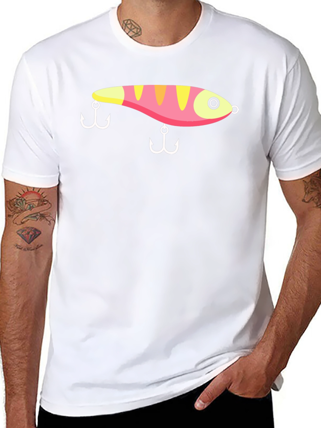 Fishing Lure Graphic T-Shirt