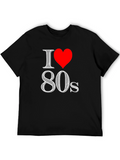 I Heart 80s Retro T-Shirt - Throwback Fashion