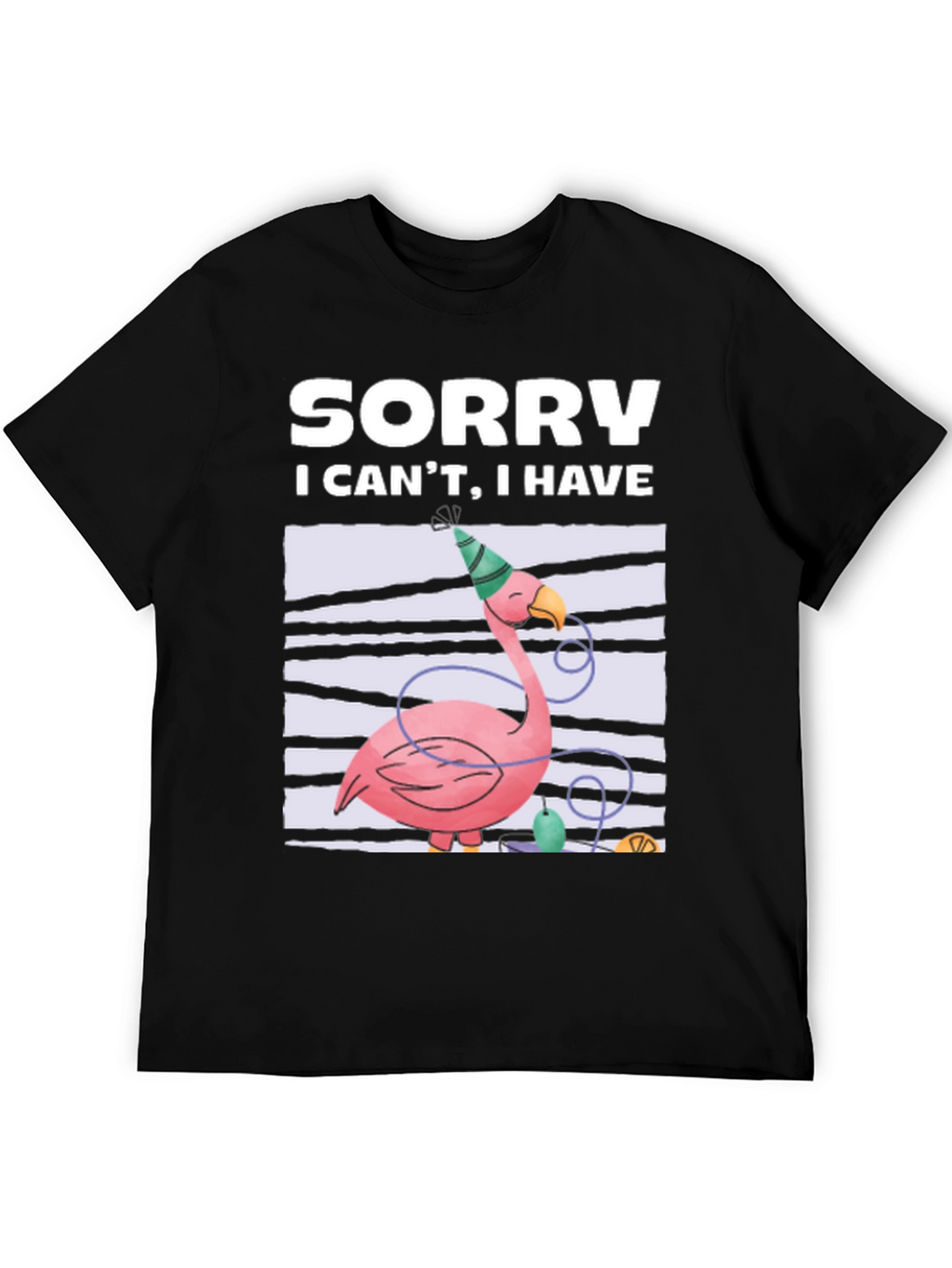 Sorry Flamingo Party T-Shirt