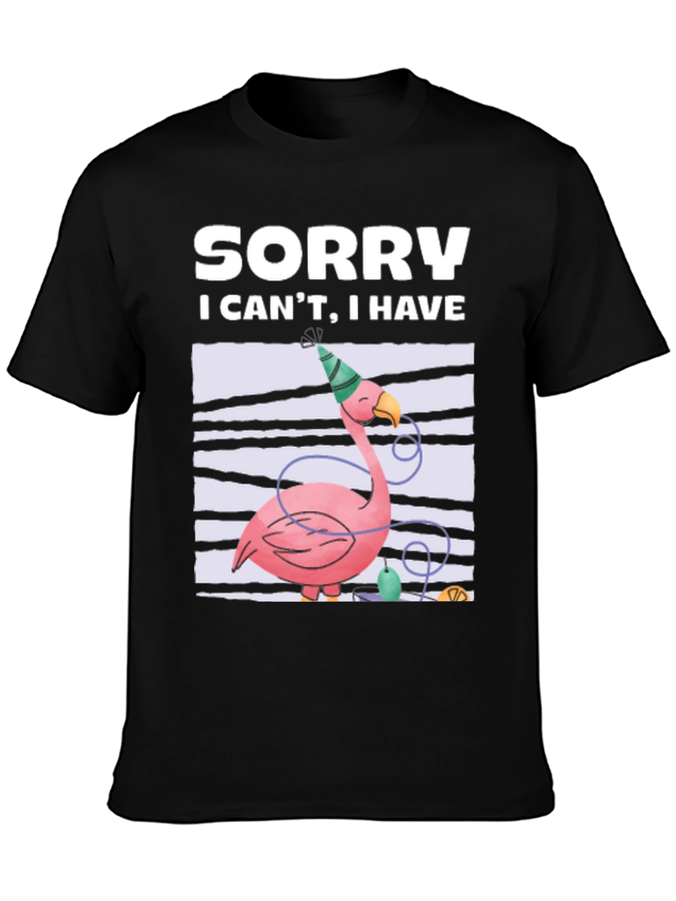Sorry Flamingo Party T-Shirt