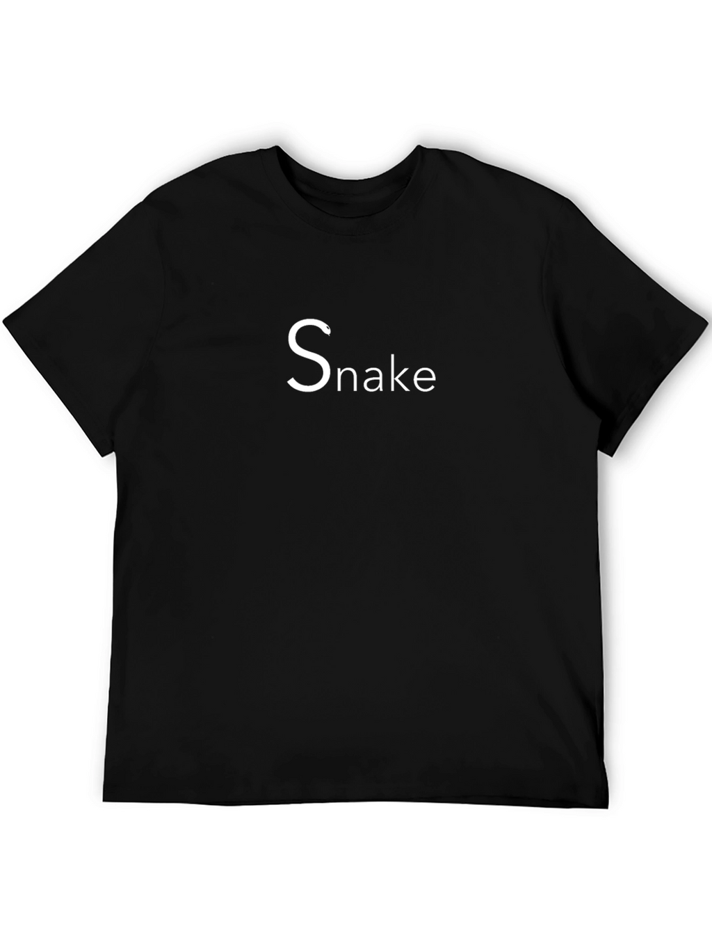 Black Snake Graphic Tee - Comfortable Fit