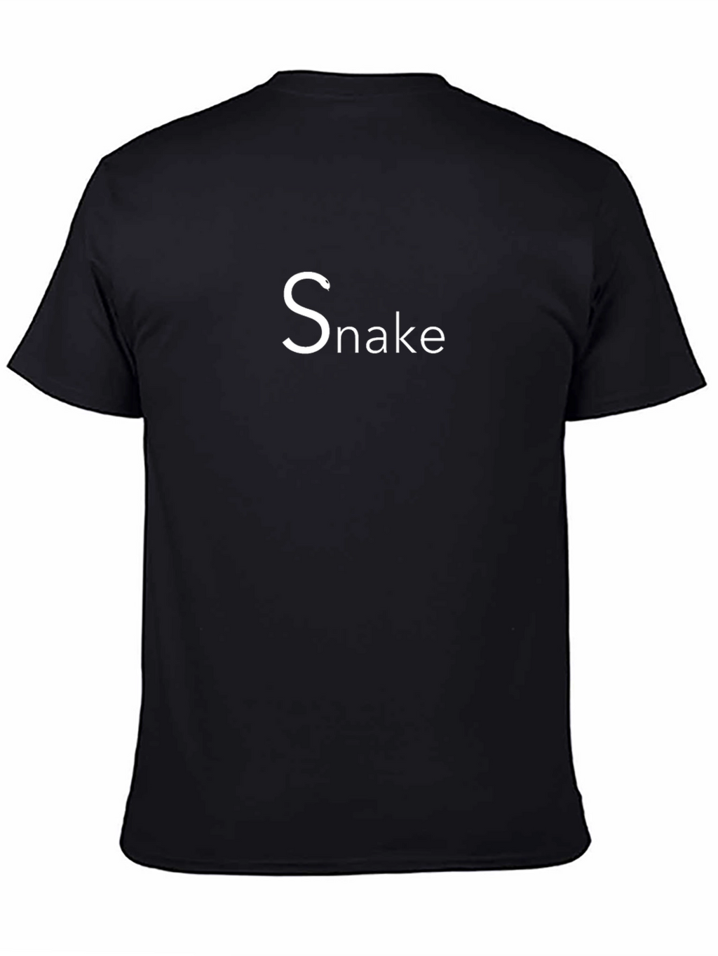 Black Snake Graphic Tee - Comfortable Fit
