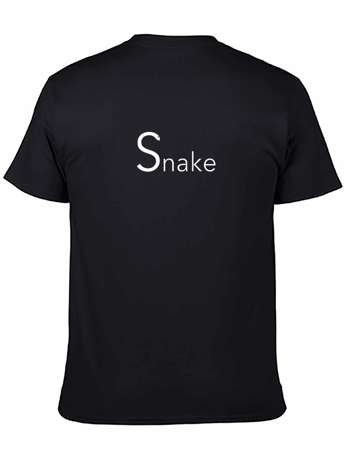 Black Snake Graphic Tee - Comfortable Fit