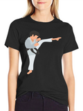 Karate Kick T-Shirt - Martial Arts Design
