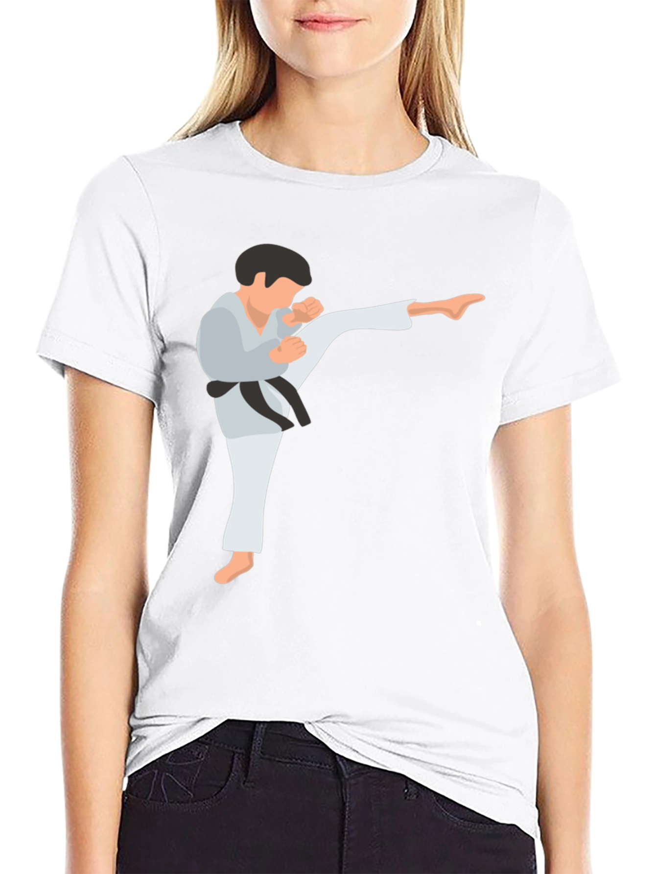 Karate Kick T-Shirt - Martial Arts Design