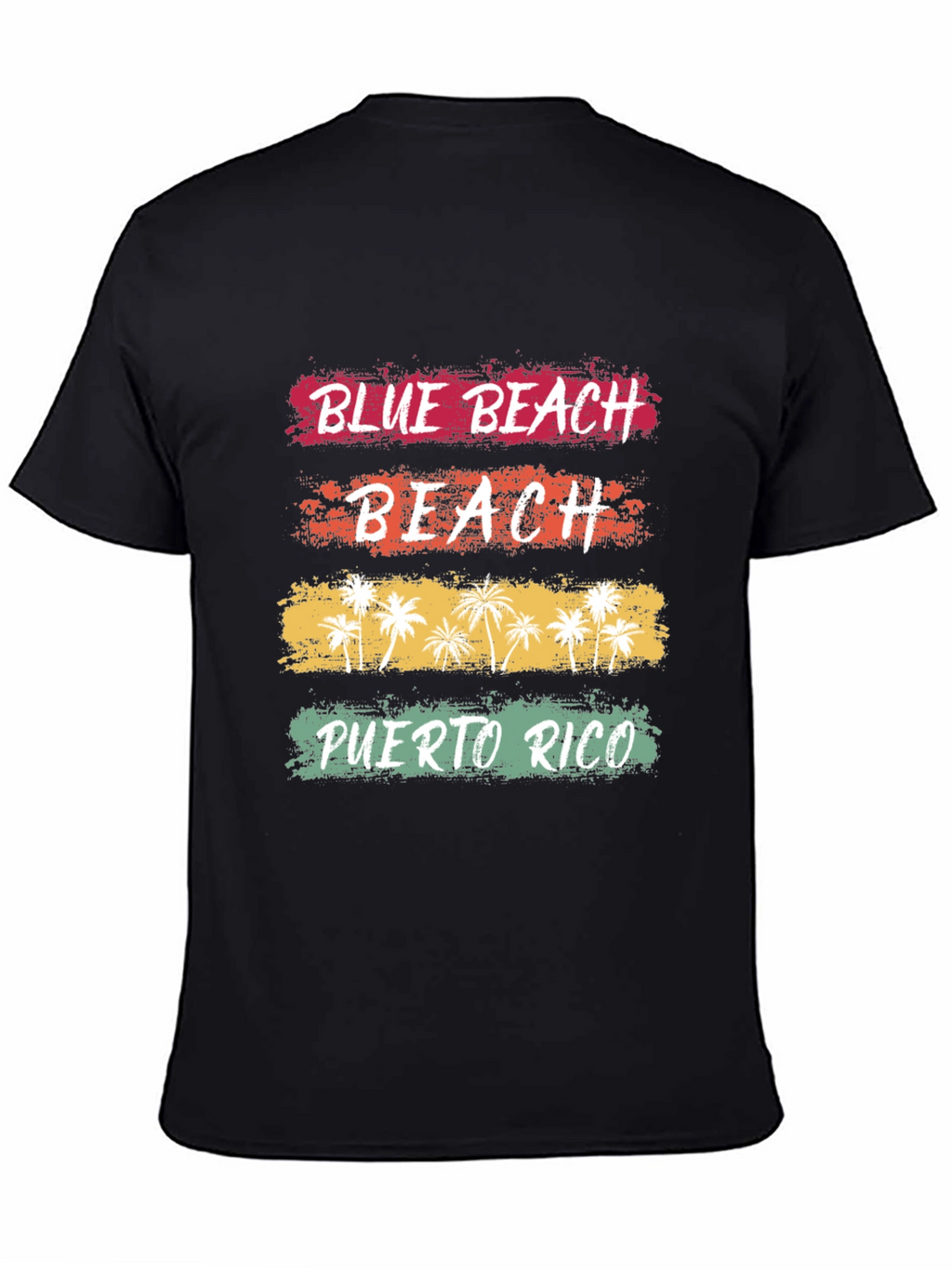 Blue Beach Puerto Rico Graphic T-Shirt