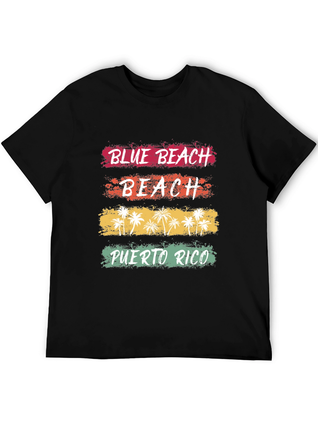 Blue Beach Puerto Rico Graphic T-Shirt