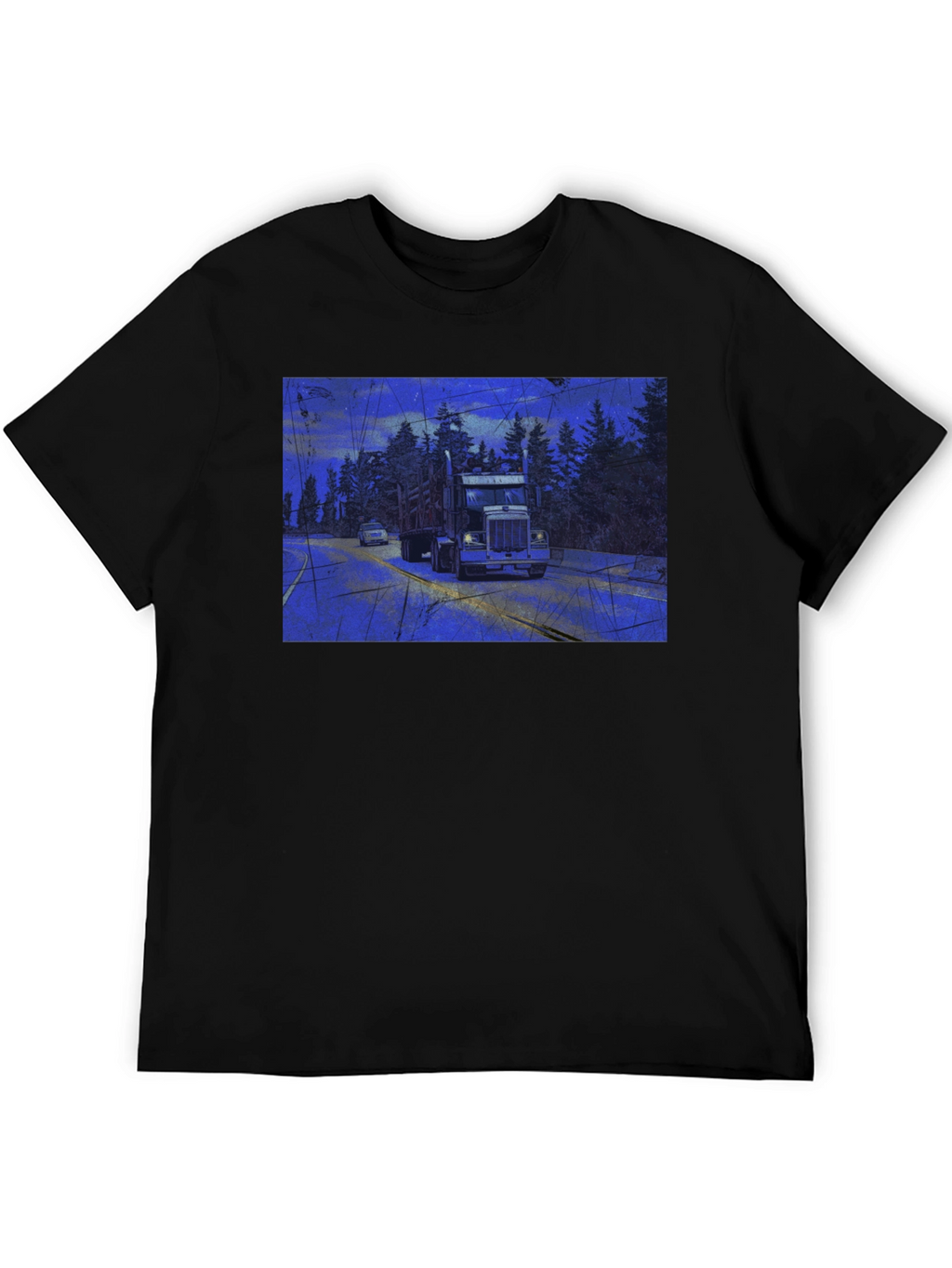Truck Graphic Tee - Night Drive Design