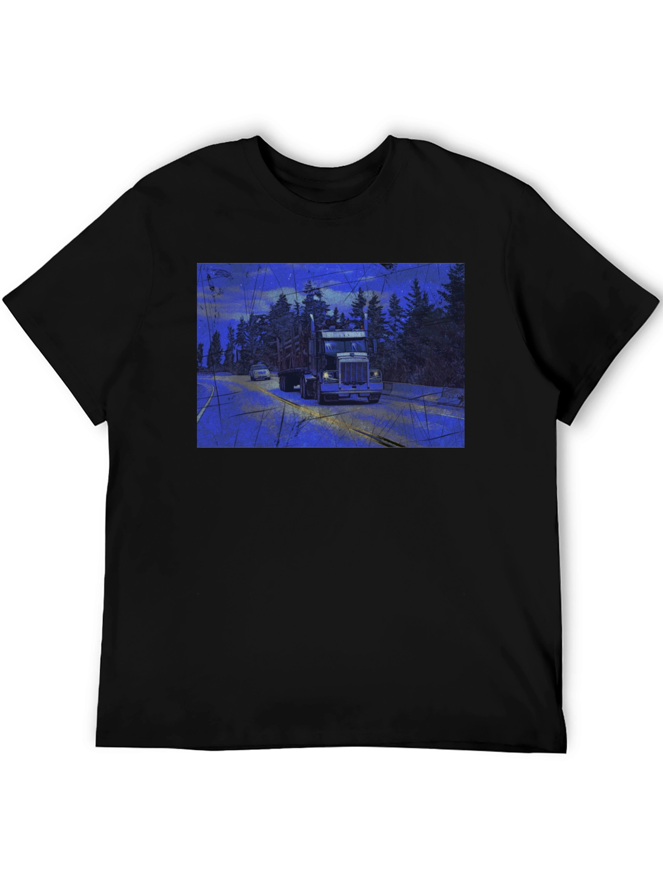 Truck Graphic Tee - Night Drive Design