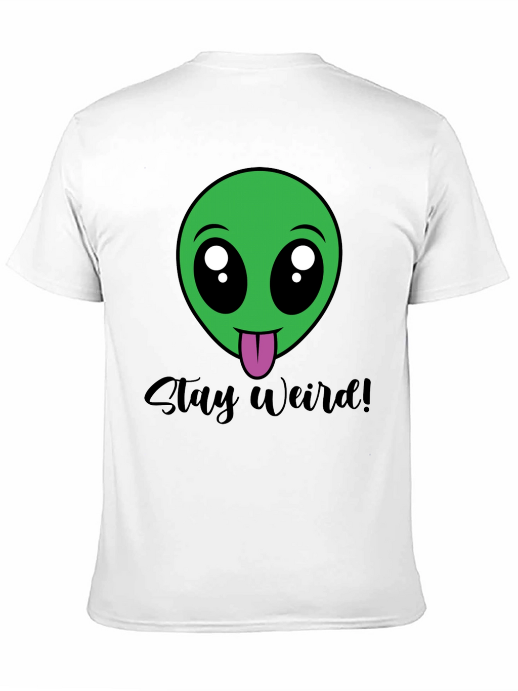 Stay Weird Alien Tee - Black