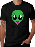 Stay Weird Alien Tee - Black