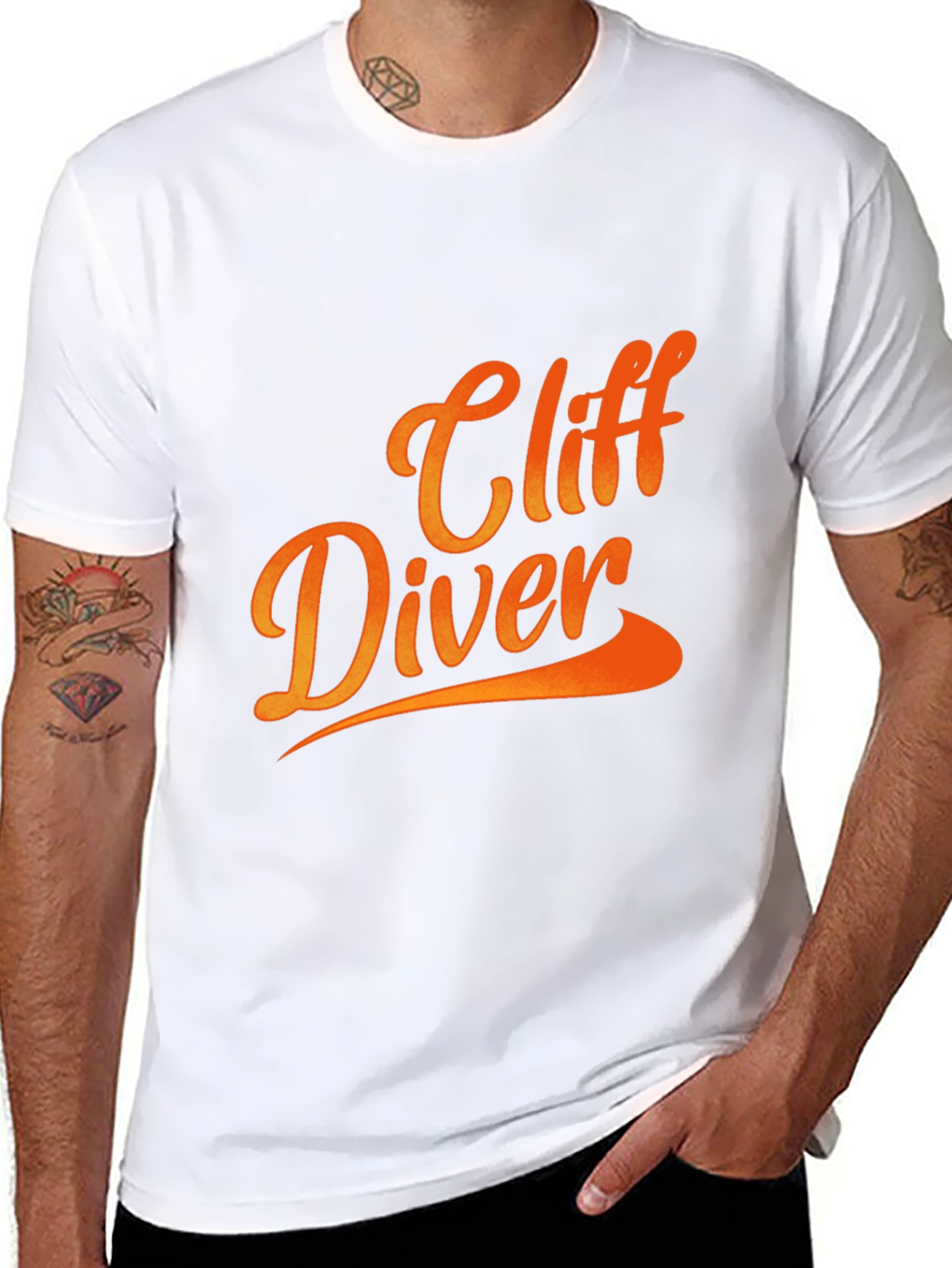 Cliff Diver Graphic Tee - Cool & Casual