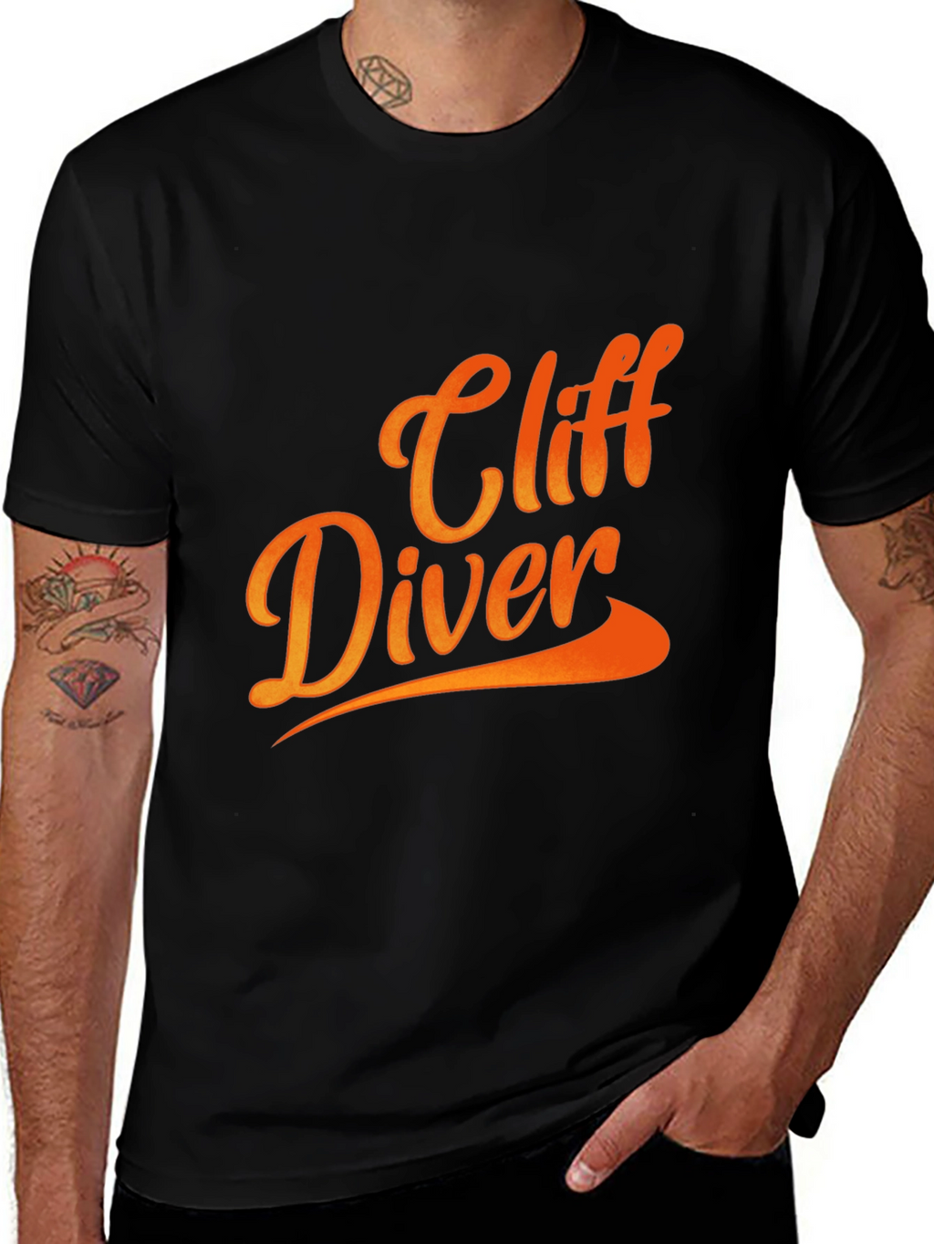 Cliff Diver Graphic Tee - Cool & Casual