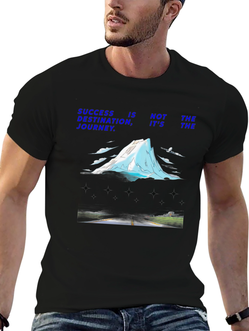 Success Journey Graphic T-Shirt - Motivational Design