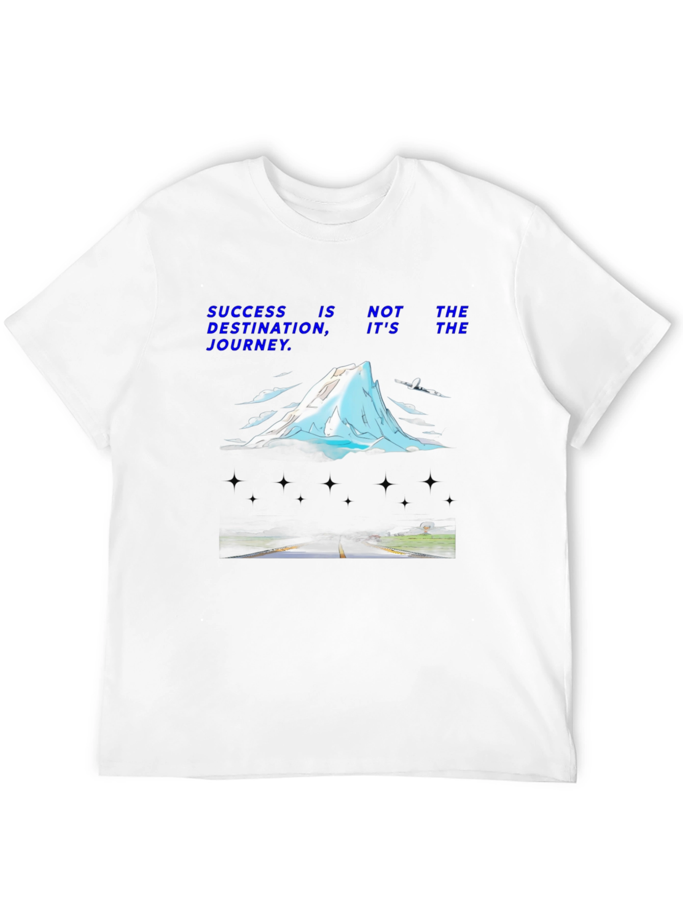 Success Journey Graphic T-Shirt - Motivational Design
