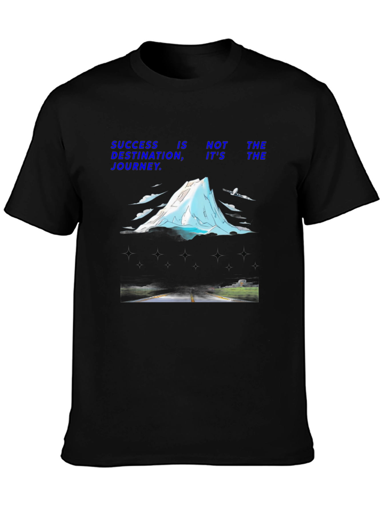 Success Journey Graphic T-Shirt - Motivational Design
