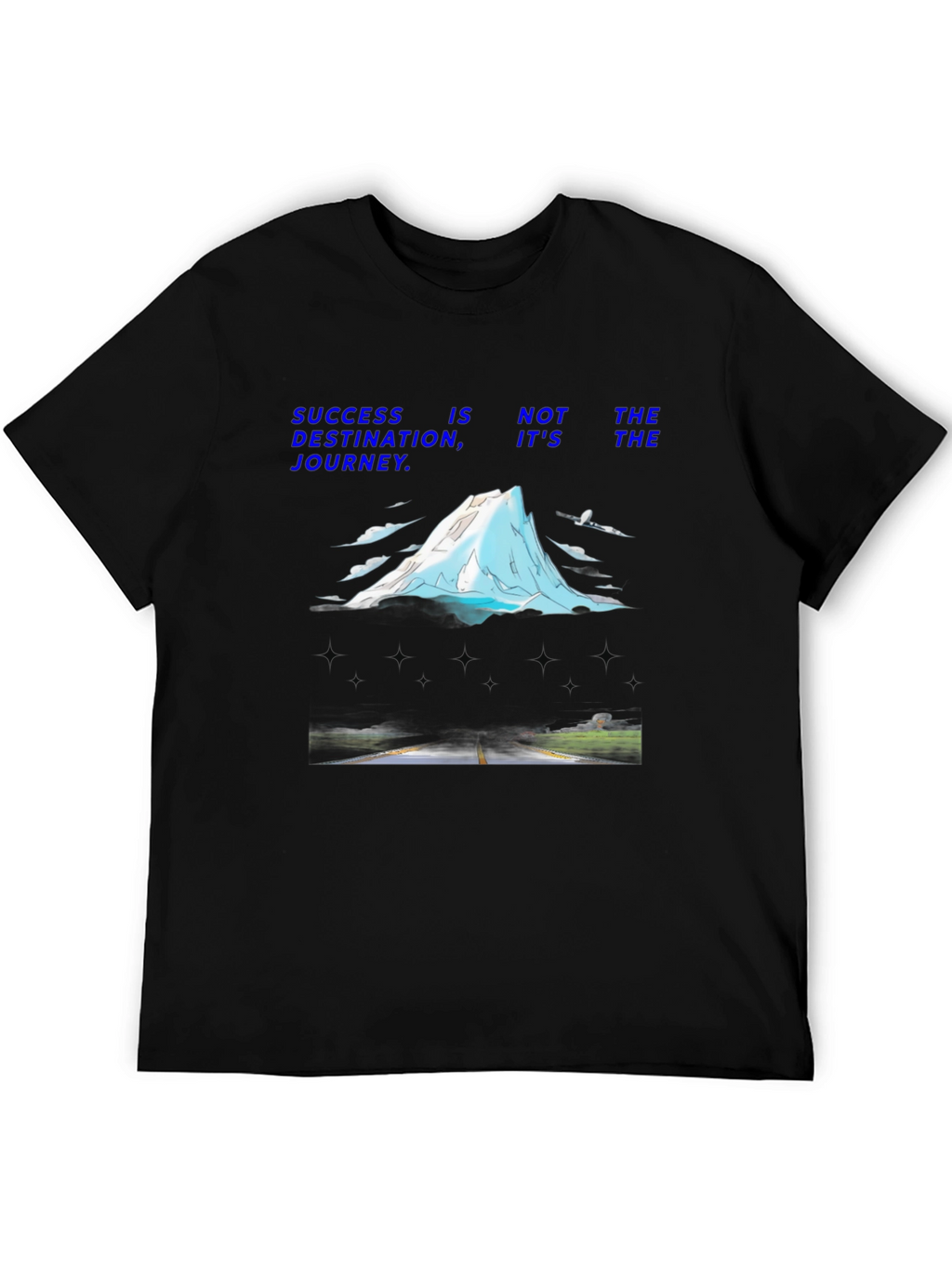 Success Journey Graphic T-Shirt - Motivational Design