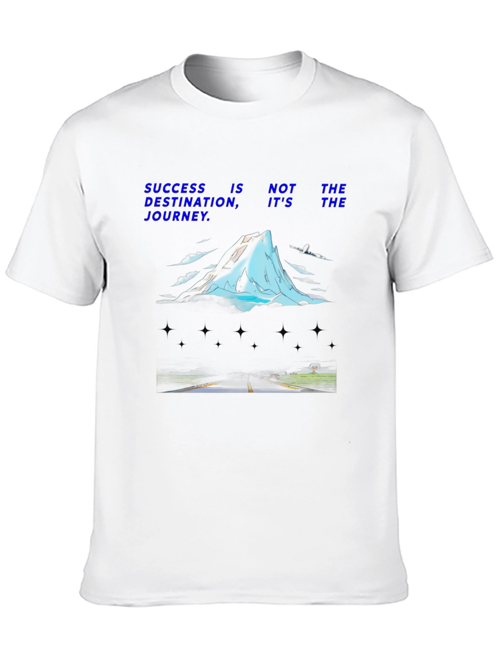 Success Journey Graphic T-Shirt - Motivational Design