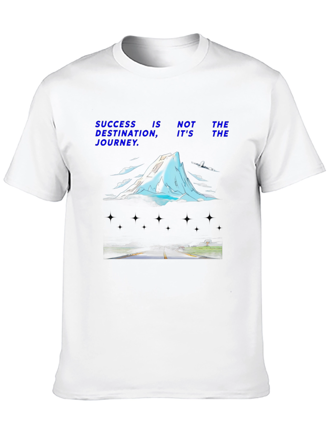 Success Journey Graphic T-Shirt - Motivational Design