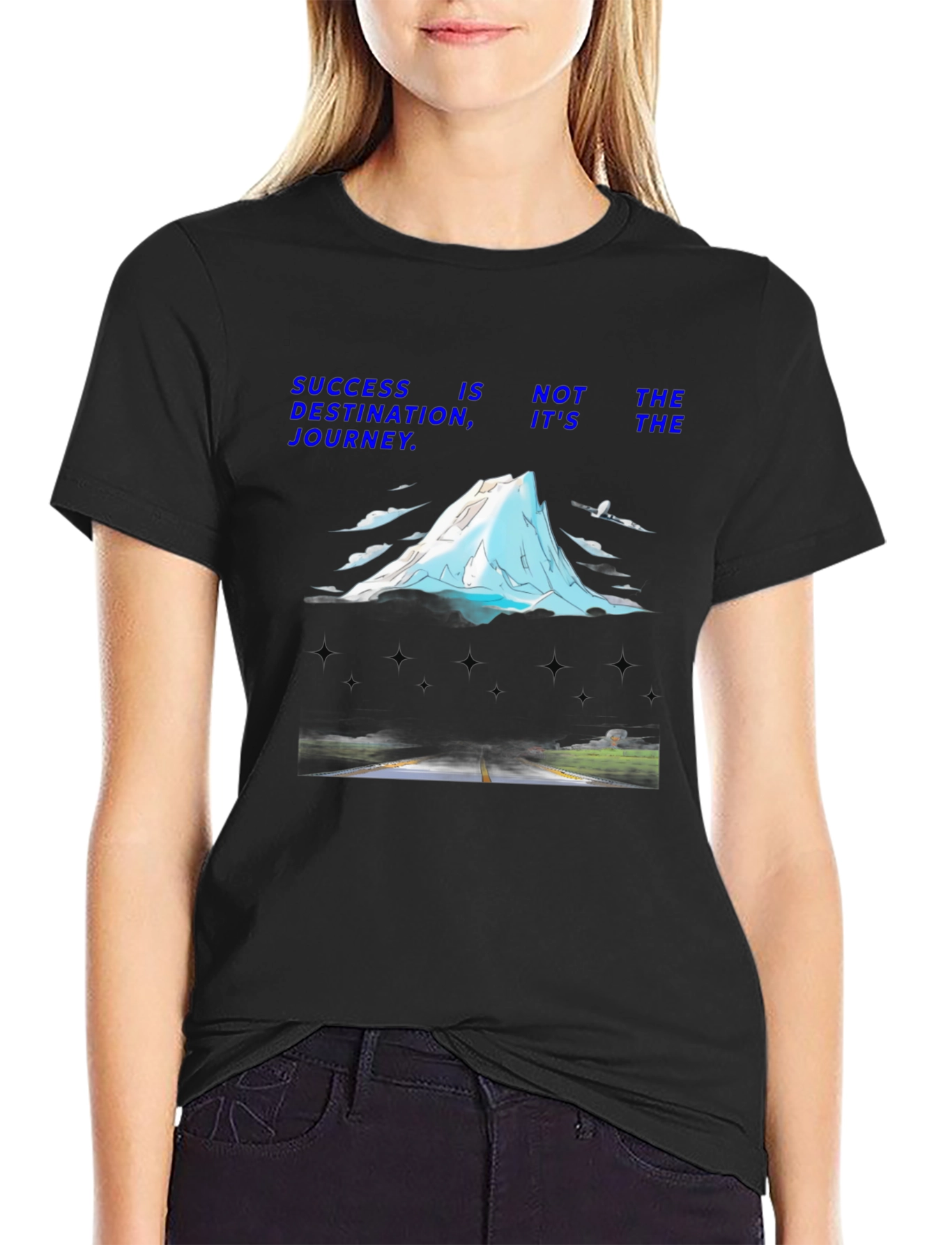 Success Journey Graphic T-Shirt - Motivational Design
