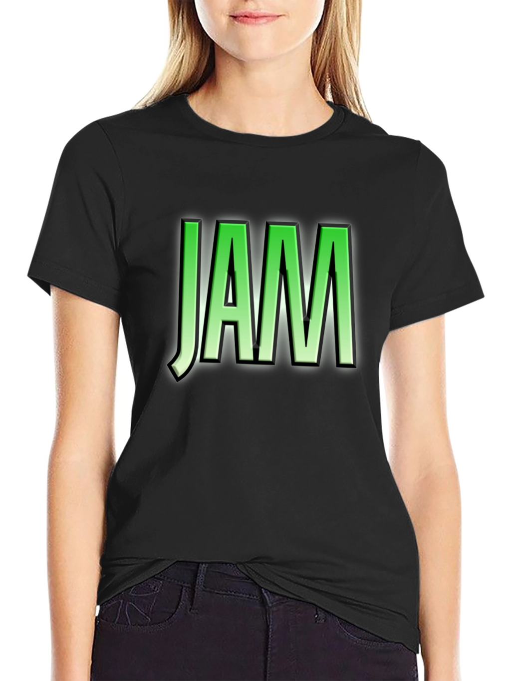 JAM Graphic Black T-Shirt for Music Lovers