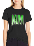 JAM Graphic Black T-Shirt for Music Lovers