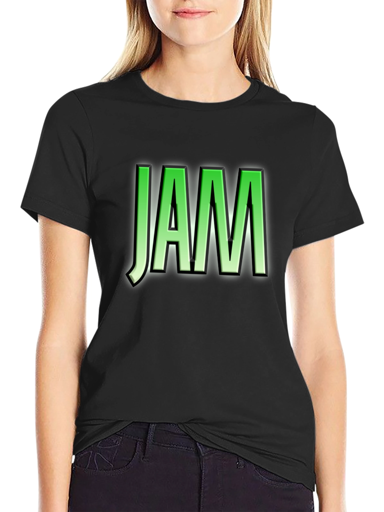 JAM Graphic Black T-Shirt for Music Lovers