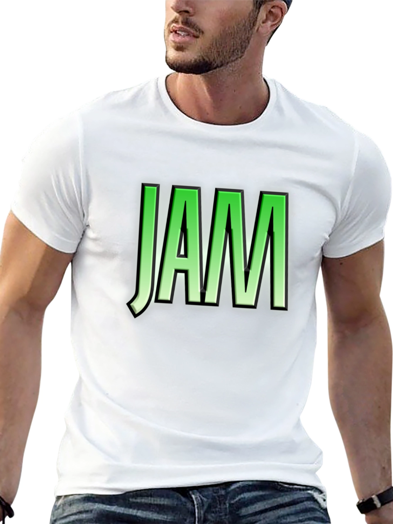 JAM Graphic Black T-Shirt for Music Lovers
