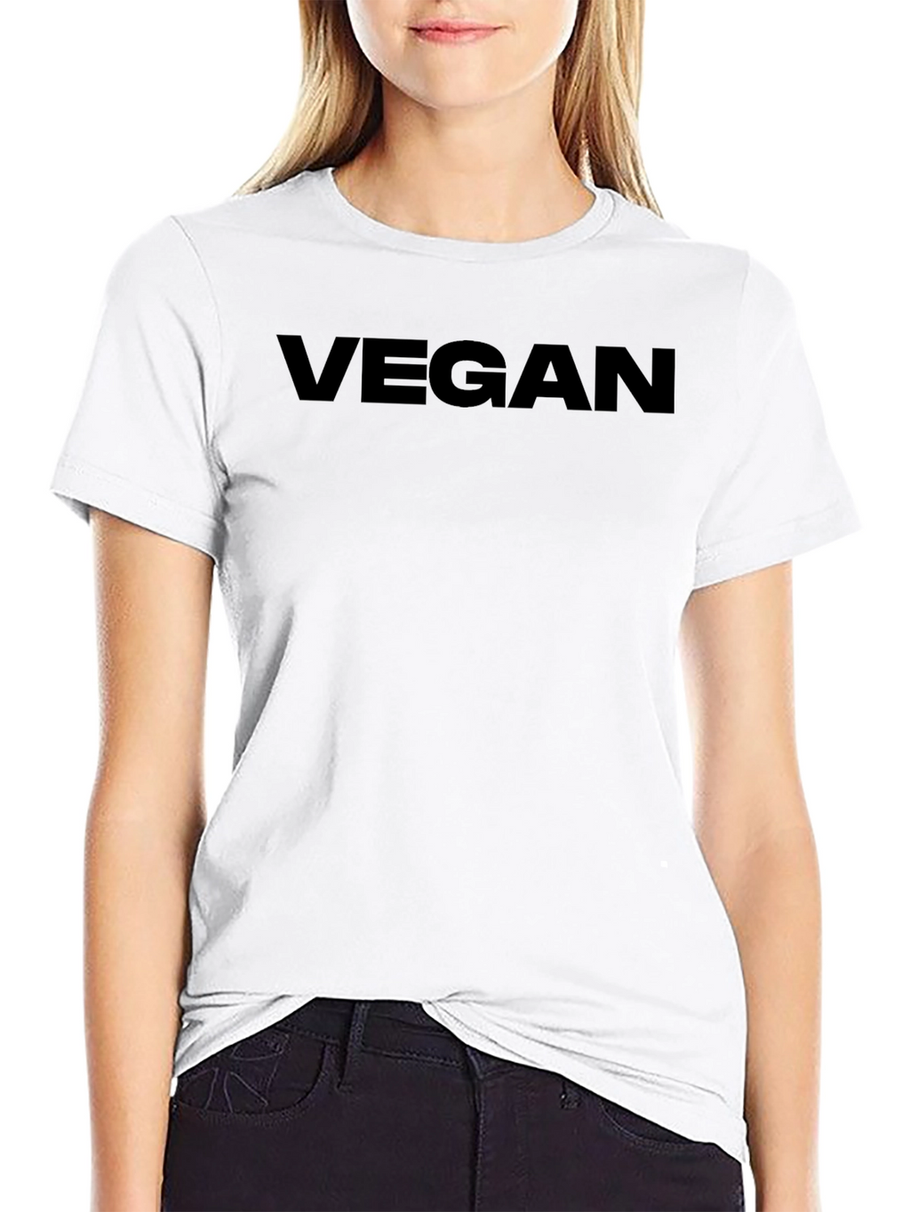 Vegan Statement Tee - Black