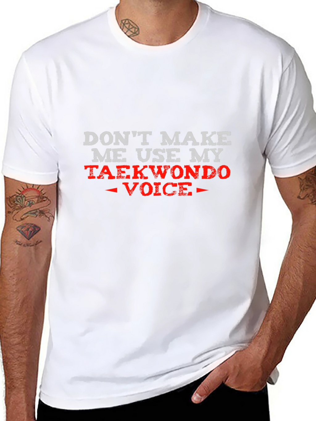 Taekwondo Voice Funny Graphic Tee