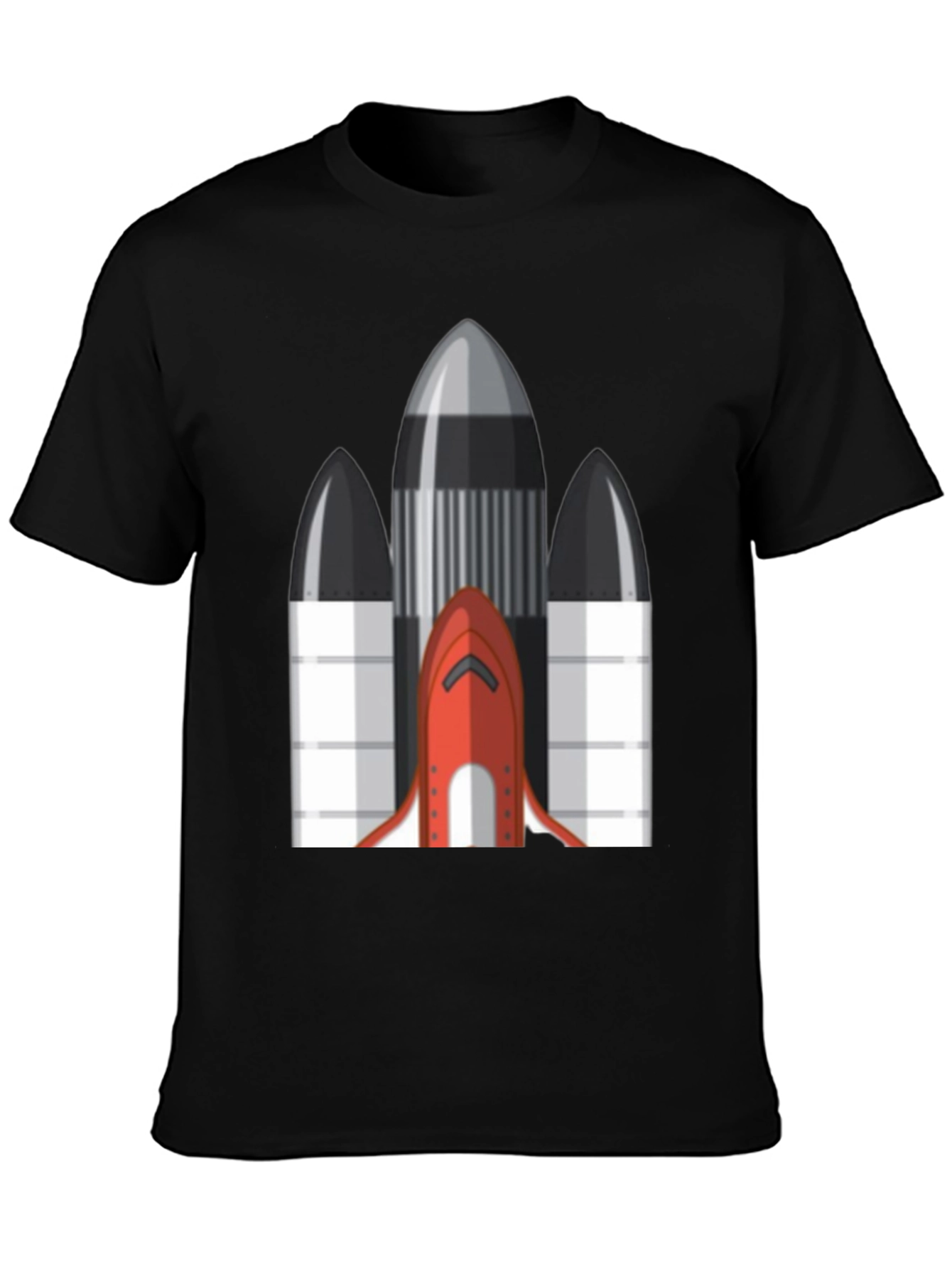 Rocket Graphic Tee - Space Shuttle Design