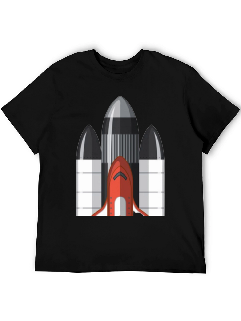 Rocket Graphic Tee - Space Shuttle Design
