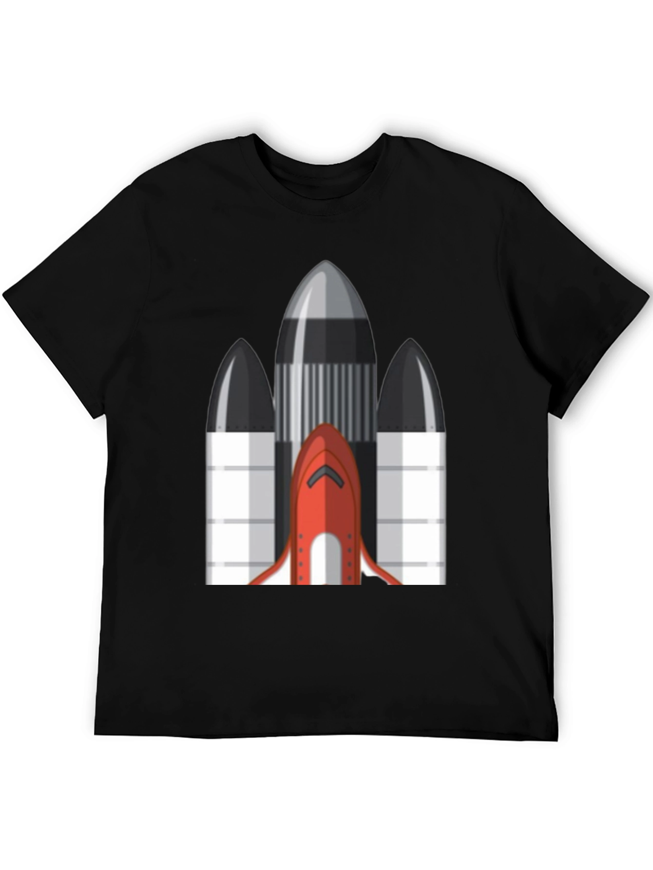 Rocket Graphic Tee - Space Shuttle Design