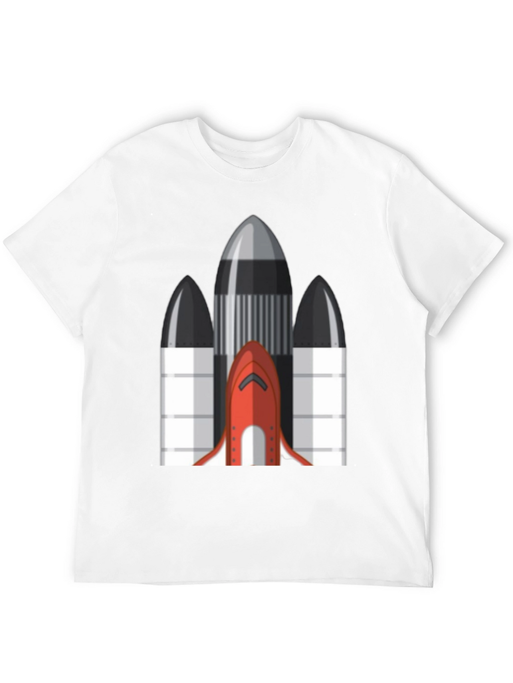 Rocket Graphic Tee - Space Shuttle Design