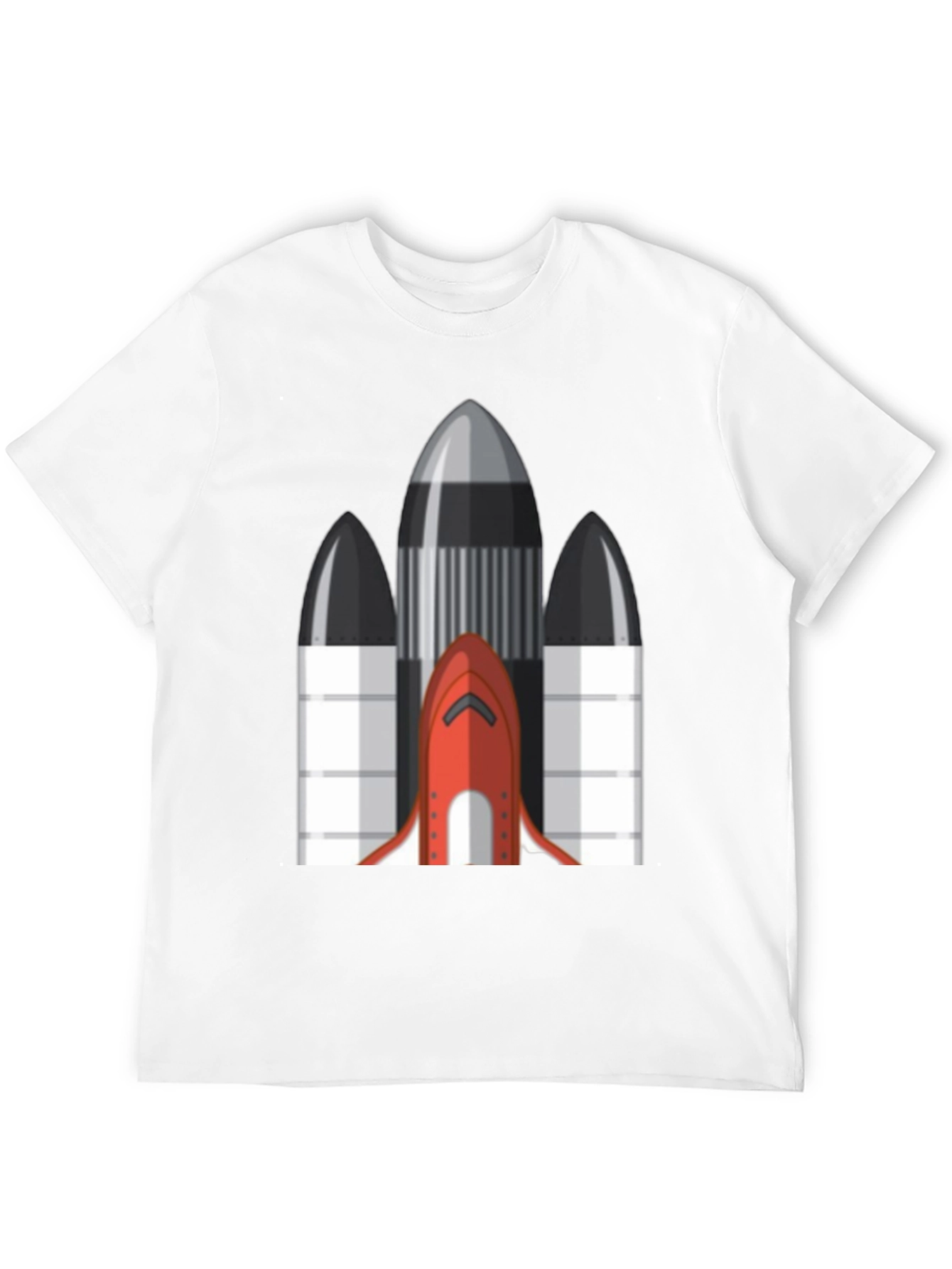 Rocket Graphic Tee - Space Shuttle Design