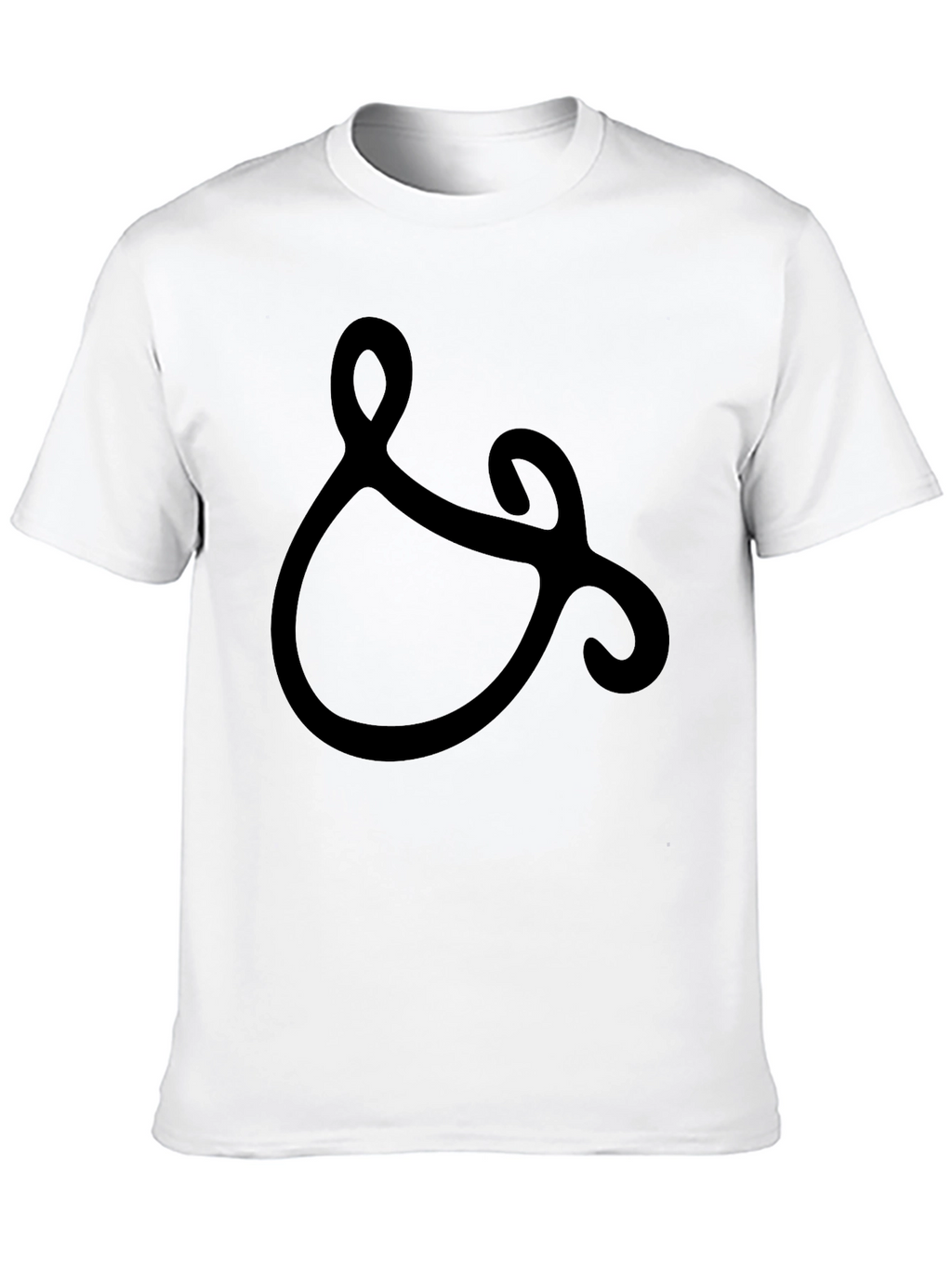 Ampersand Graphic Black T-Shirt - Minimalist Design